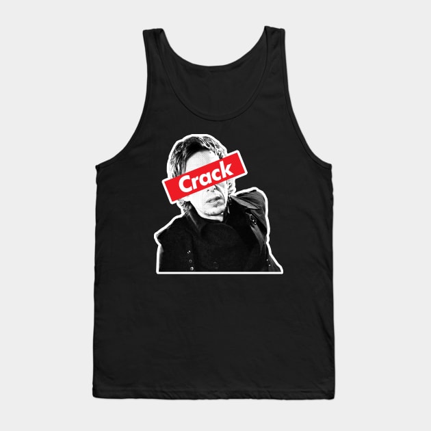 Superhans Crack Design - Peep Show Tribute Design Tank Top by DankFutura